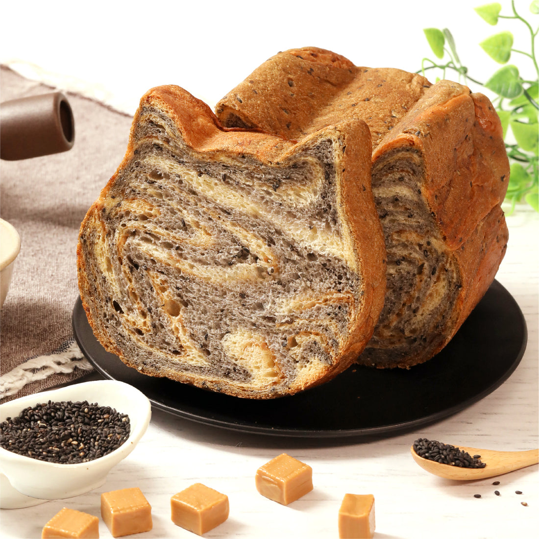 【販売終了】世界ねこの日記念「ねこねこ食パン サビねこ」が新登場🐈♥
