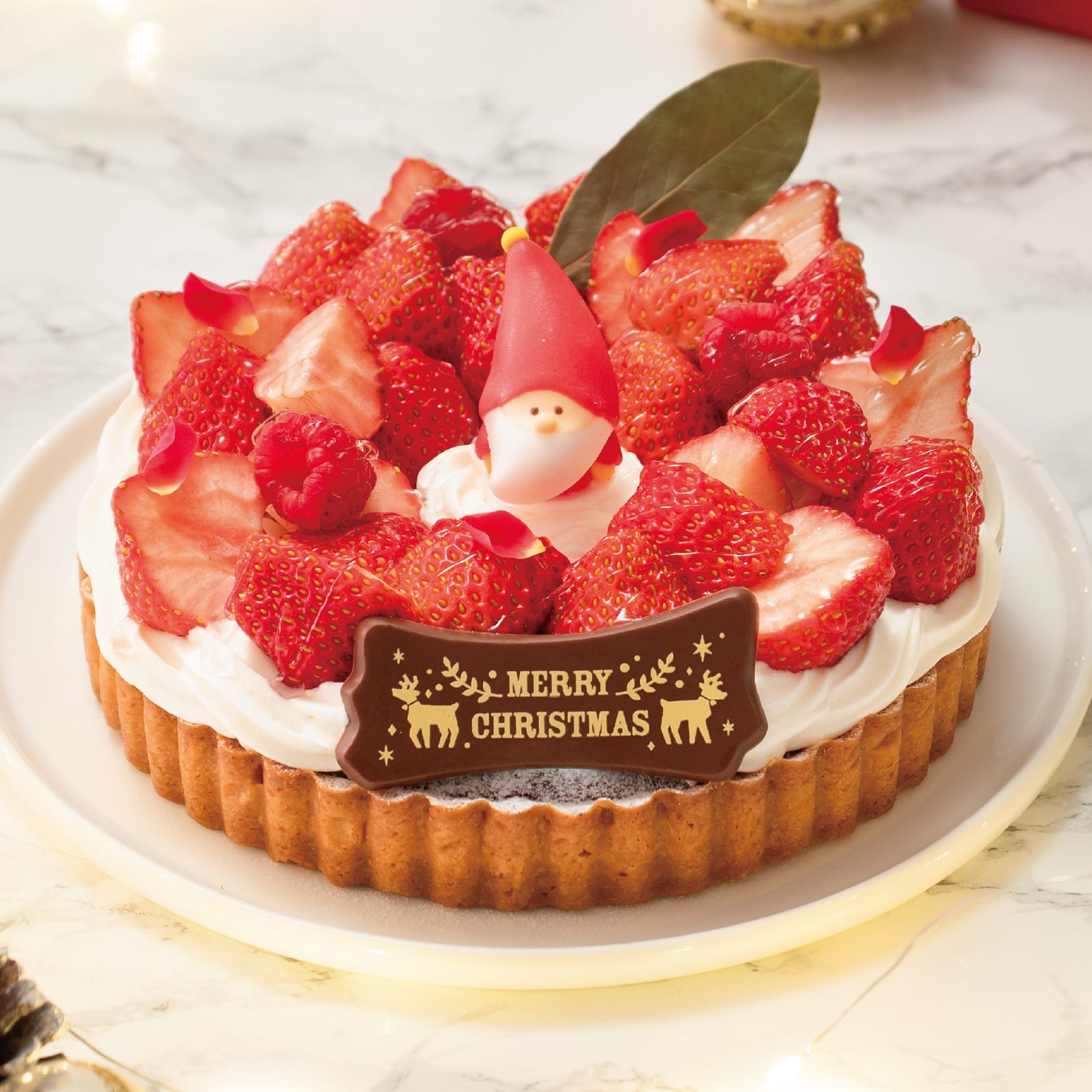 クリスマス 苺のタルト