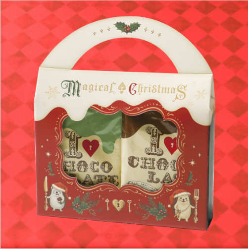 クリスマスプチギフト２箱（チョコがけラスク4種8枚入り）【送料込み】