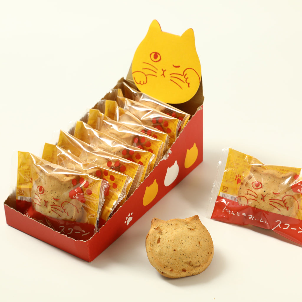 にゃんともおいしいスコーン オレンジと紅茶 1箱（8個入り）