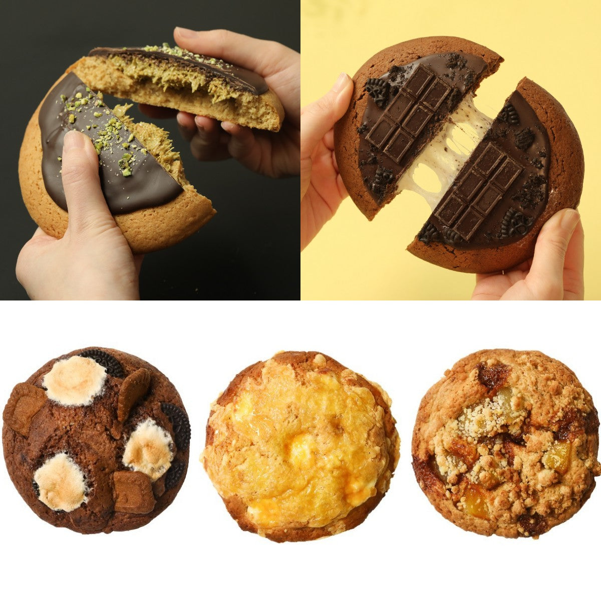 クッキー&チョコ 韓国で爆発的ブーム！スモアチョコ】ビッグソフトクッキー専門店